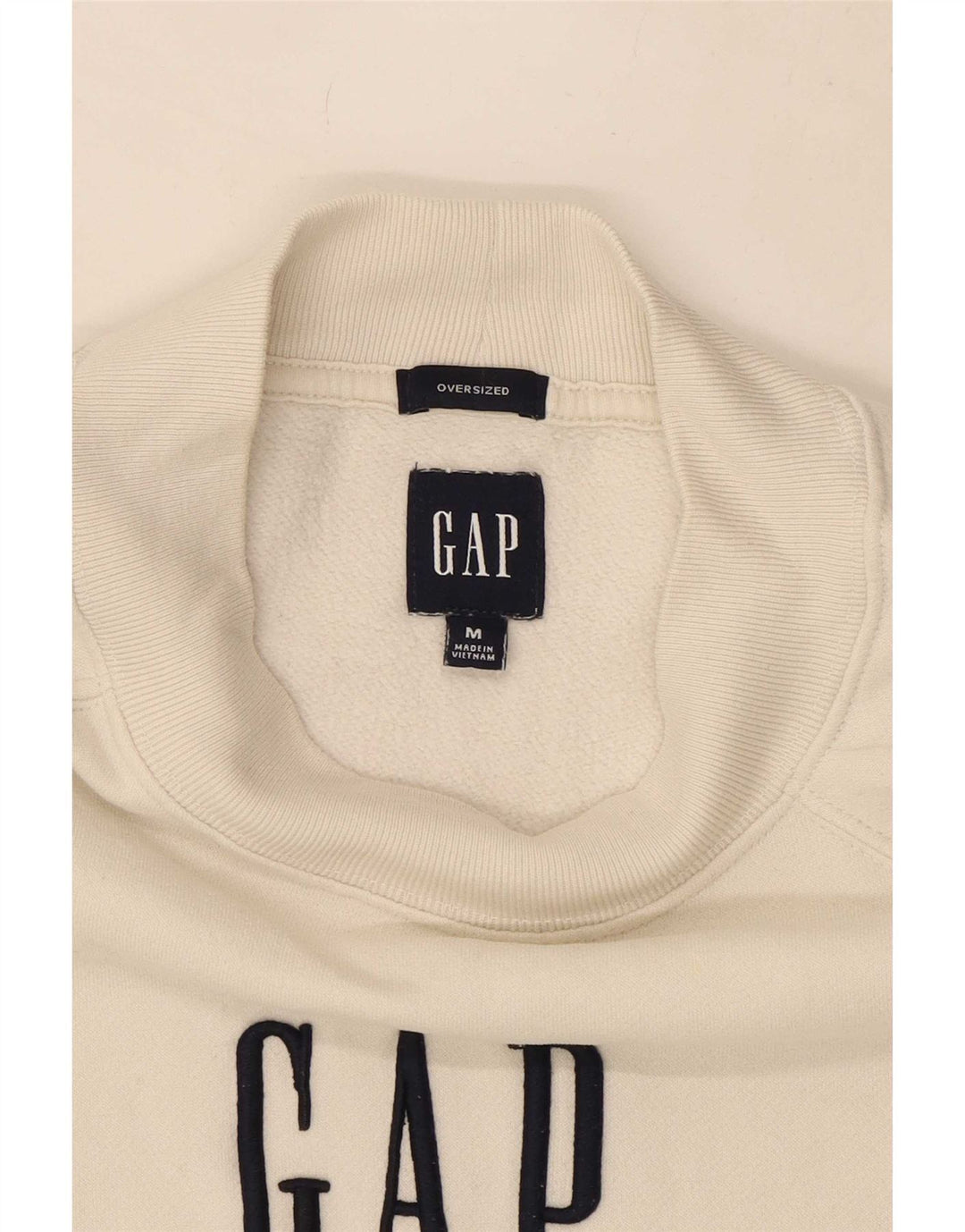 Felpa da uomo oversize con grafica Gap, beige medio