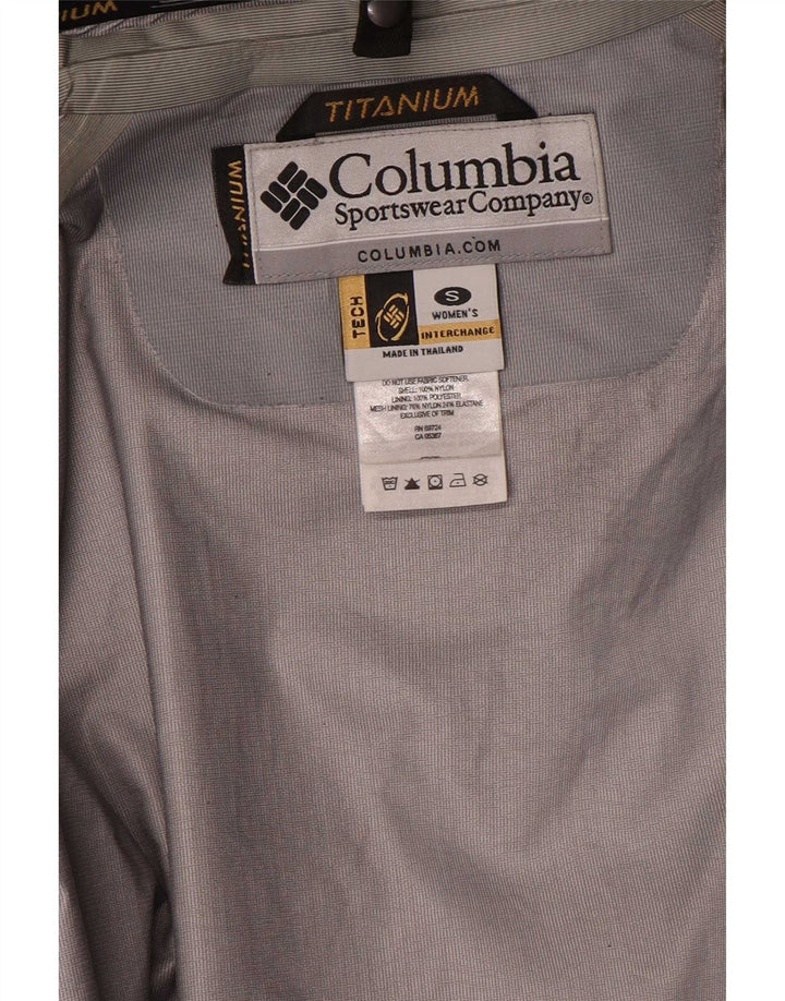Giacca antipioggia con cappuccio Columbia Interchange da uomo UK 36 piccola in nylon nero