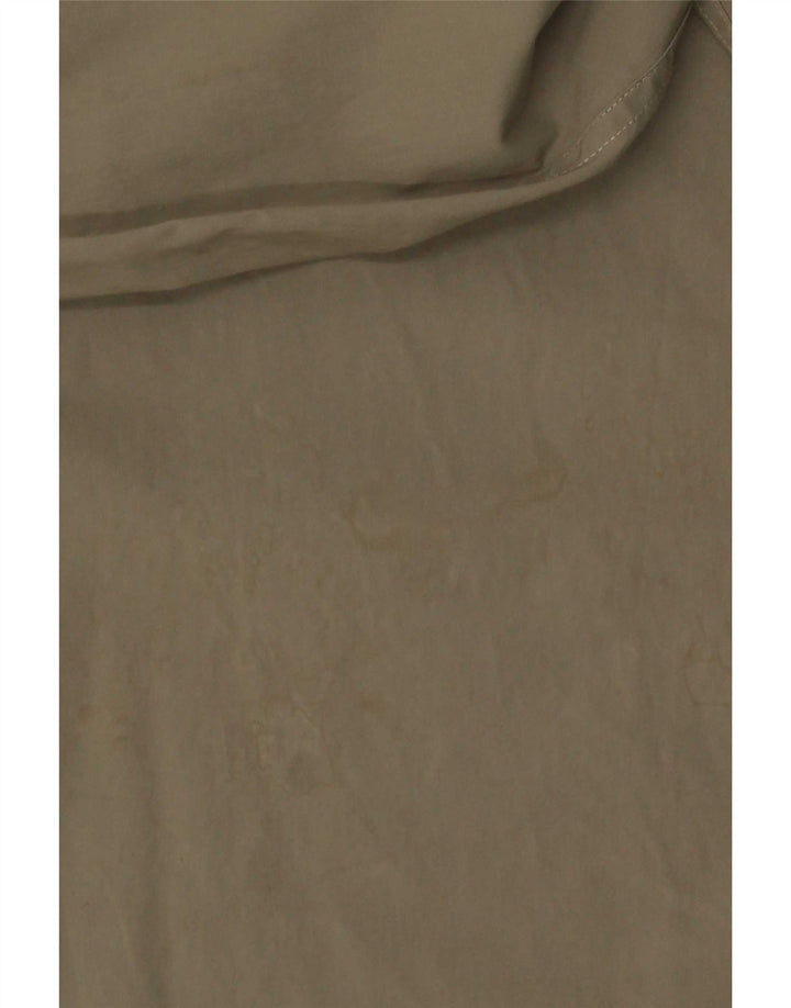 Camicia Calvin Klein da uomo Modern Fit piccola in cotone kaki