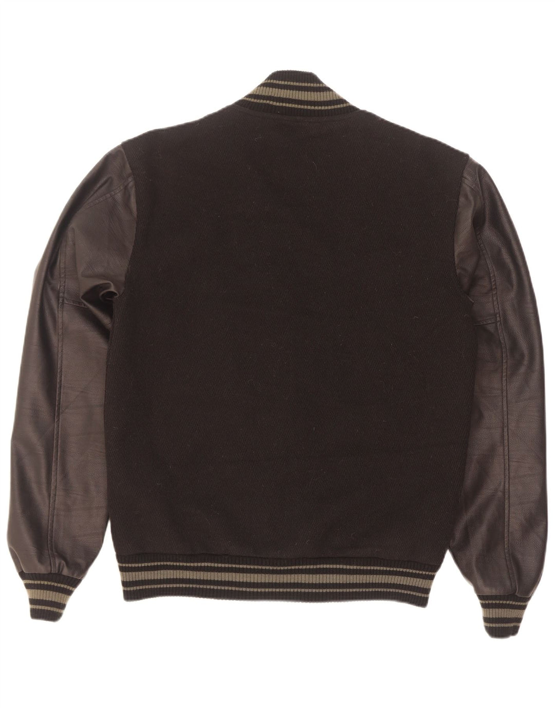 Giacca college da uomo vintage UK 42 XL nylon nero