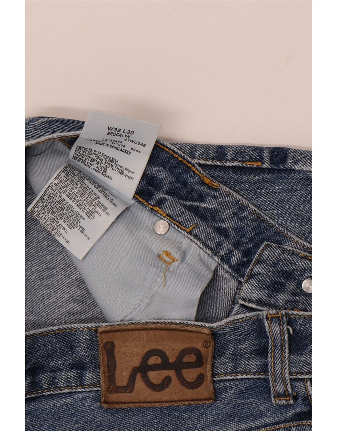 Jeans dritti da uomo Lee W32 L30 cotone blu