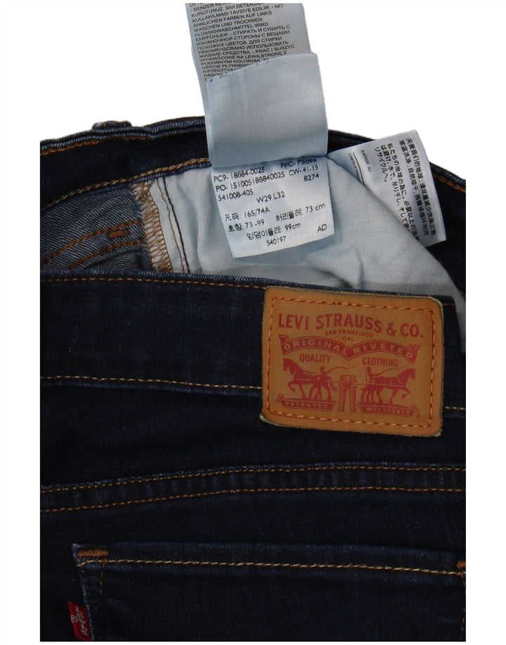 Jeans Levi's 712 Slim da donna W29 L32 in cotone blu navy