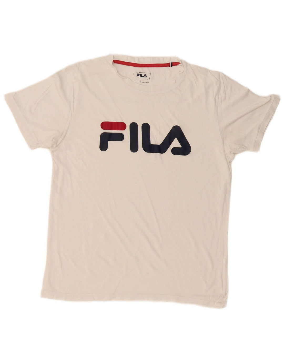 T-shirt grafica da uomo FILA Top Large bianca