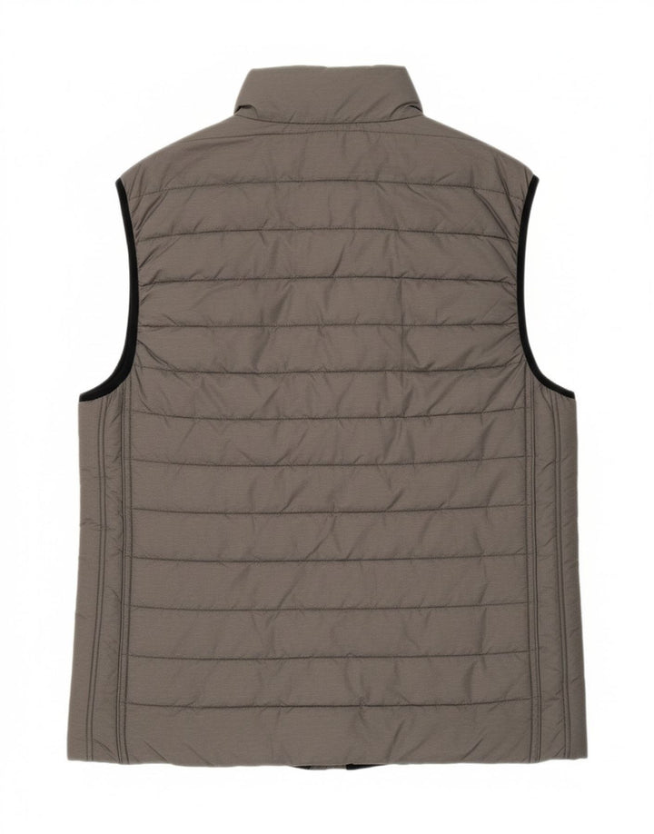 CHAMPION Mens Padded Gilet UK 44 2XL Grey Polyamide Vintage Champion and Second-Hand Champion from Messina Hembry 