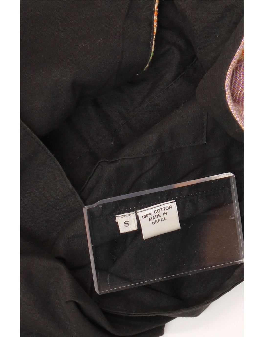 Gilet Uomo VINTAGE Piccolo Patchwork Multicolore in Cotone