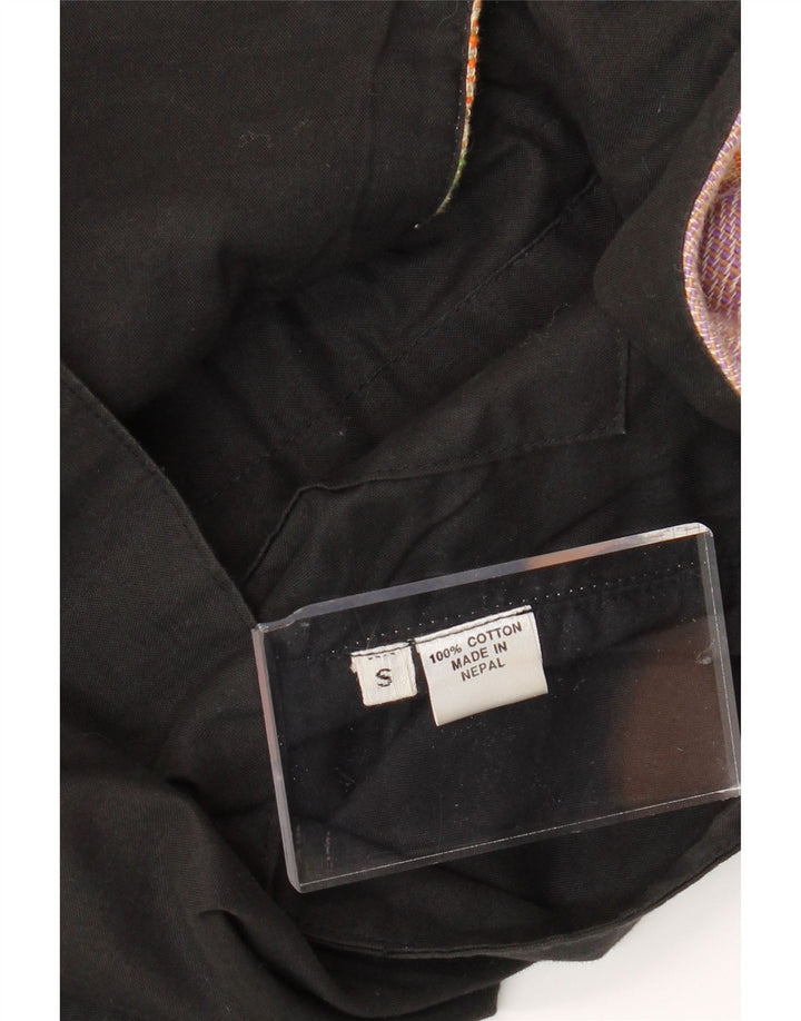 Gilet Uomo VINTAGE Piccolo Patchwork Multicolore in Cotone
