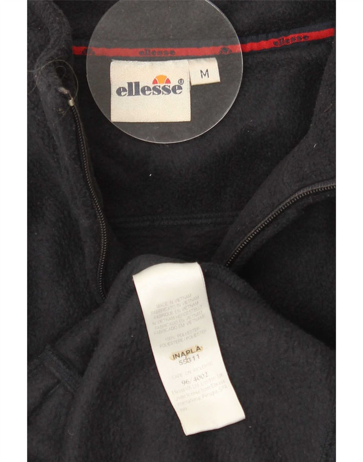 Giacca in pile da uomo Ellesse UK 38 poliestere medio blu navy