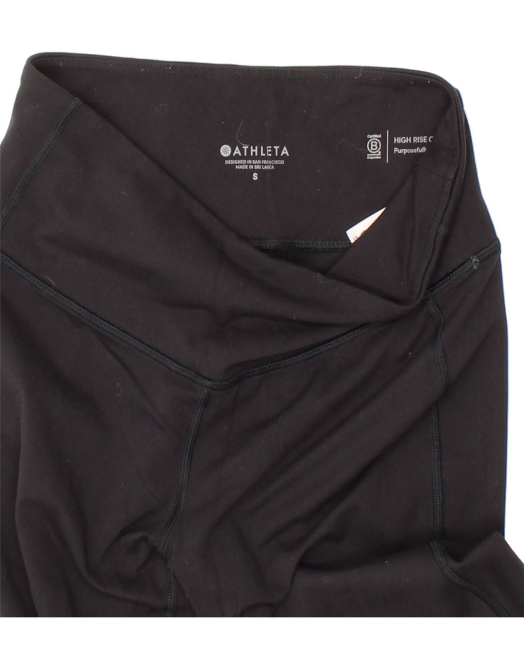 ATHLETA Womens Leggings UK 10 Small Black Nylon Vintage Athleta and Second-Hand Athleta from Messina Hembry 