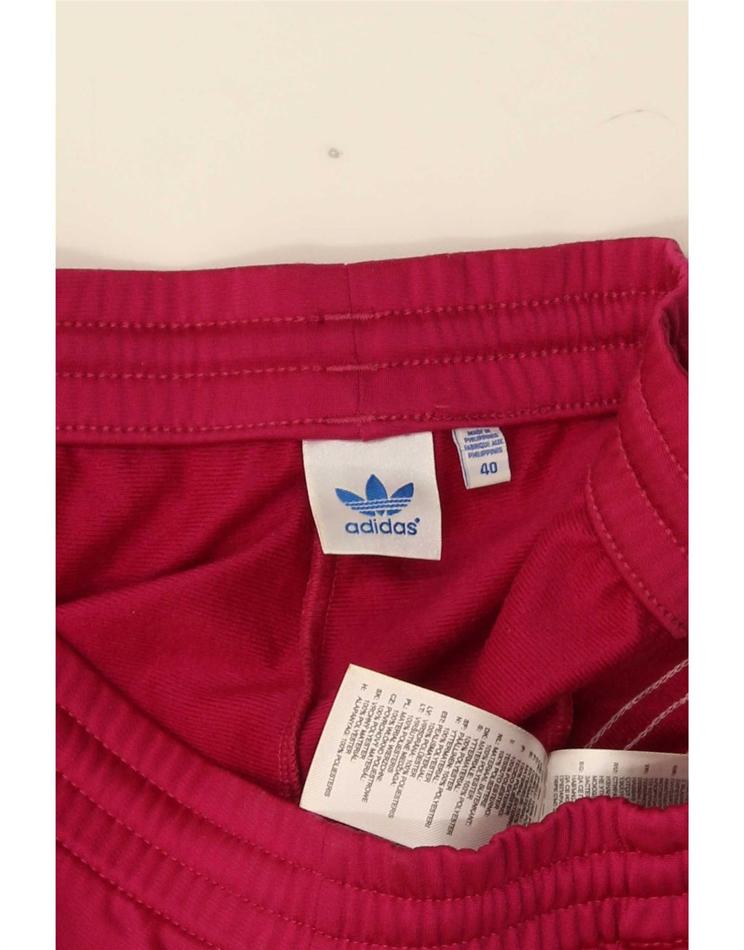 Pantaloni da tuta da donna Adidas Joggers EU 40 poliestere rosa medio