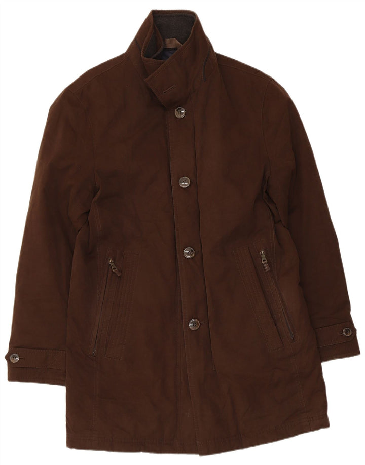 Cappotto imbottito da uomo Marks & Spencer UK 36 piccolo cotone marrone