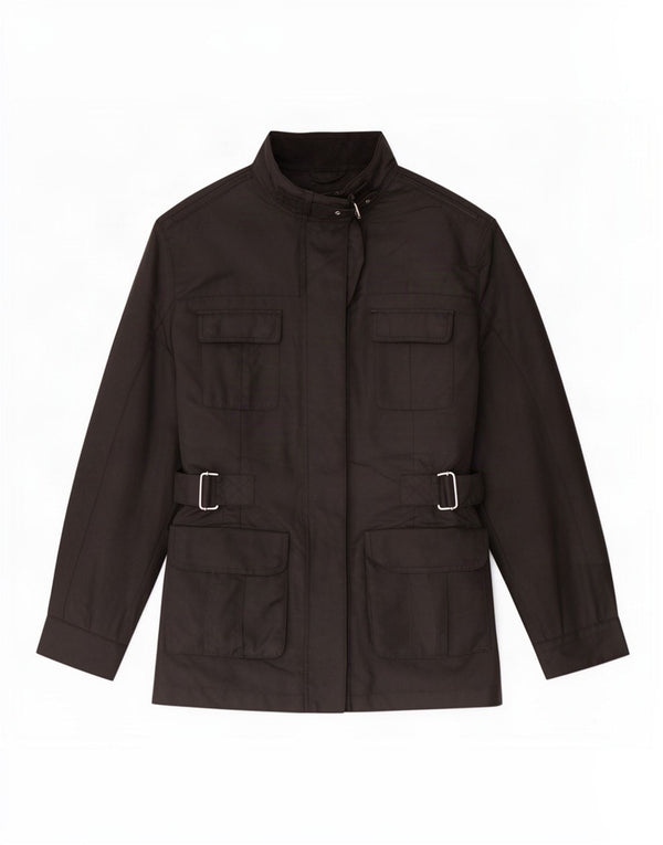 Giacca utility da donna Geox UK 12 Medium Nero Poliestere
