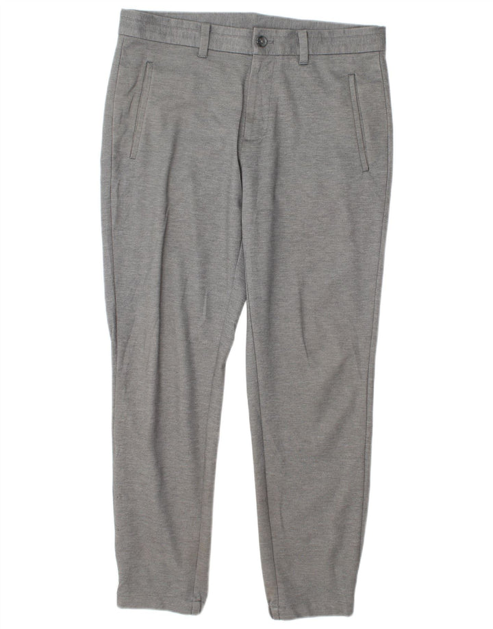 Pantaloni chino da uomo Calvin Klein Joggers W32 L30 poliestere grigio