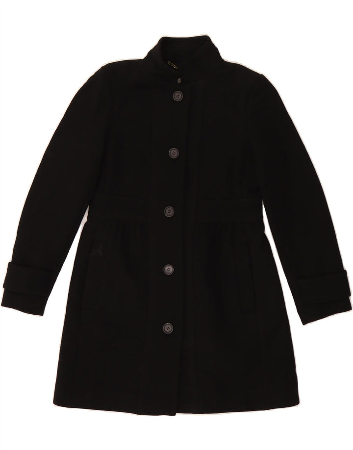 J. CREW Womens Overcoat UK 10 Small Black Wool Vintage J. Crew and Second-Hand J. Crew from Messina Hembry 