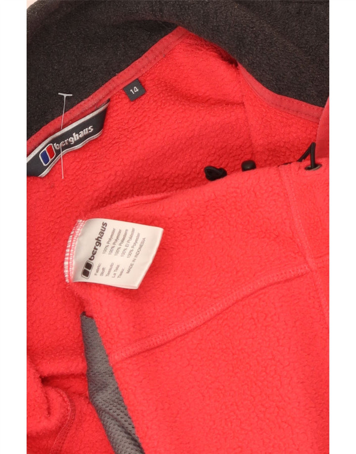 Giacca in pile da donna Berghaus UK 14 grande poliestere rosso
