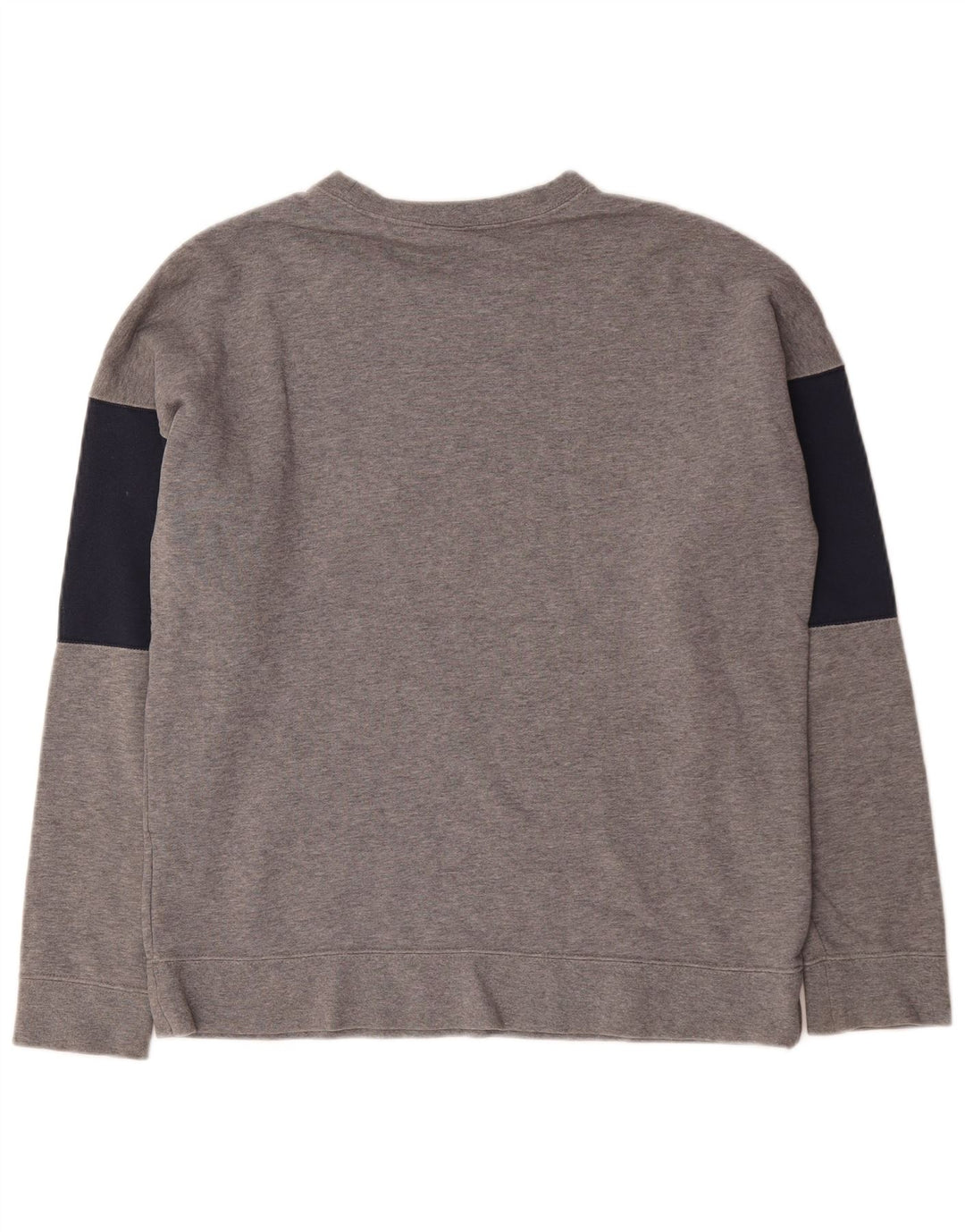 Felpa grafica da uomo Nike Felpa in cotone color block grigio medio
