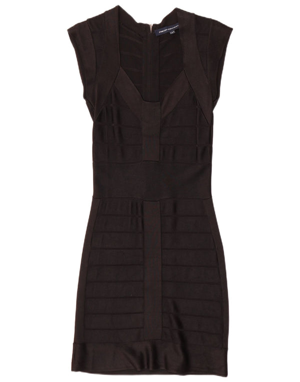 Abito tubino da donna French Connection UK 10 piccolo in viscosa nera