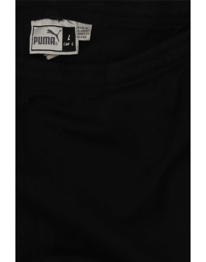Pantaloni della tuta da uomo Puma Large neri