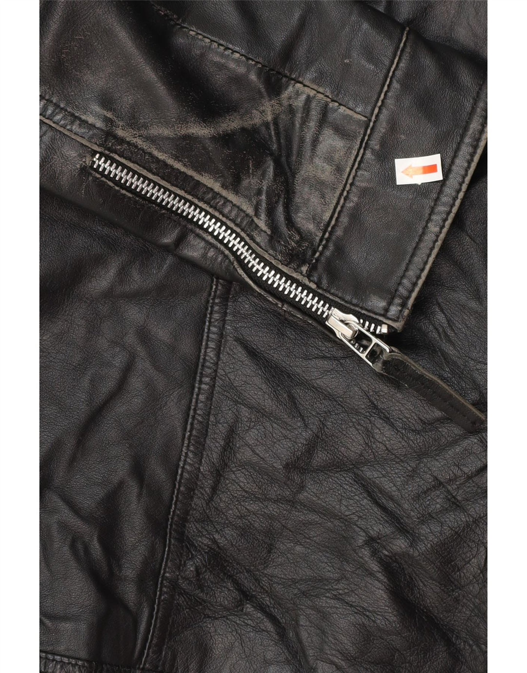 Giacca in pelle da motociclista da donna Isaco & Kawa IT 44 media pelle nera