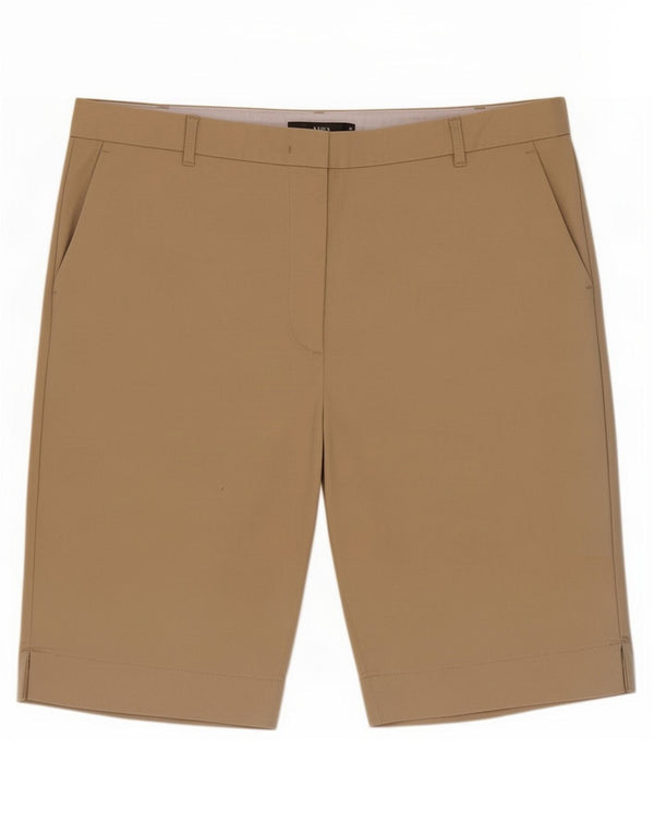 Pantaloncini chino da donna Marks & Spencer UK 16 Large W34 Cotone beige