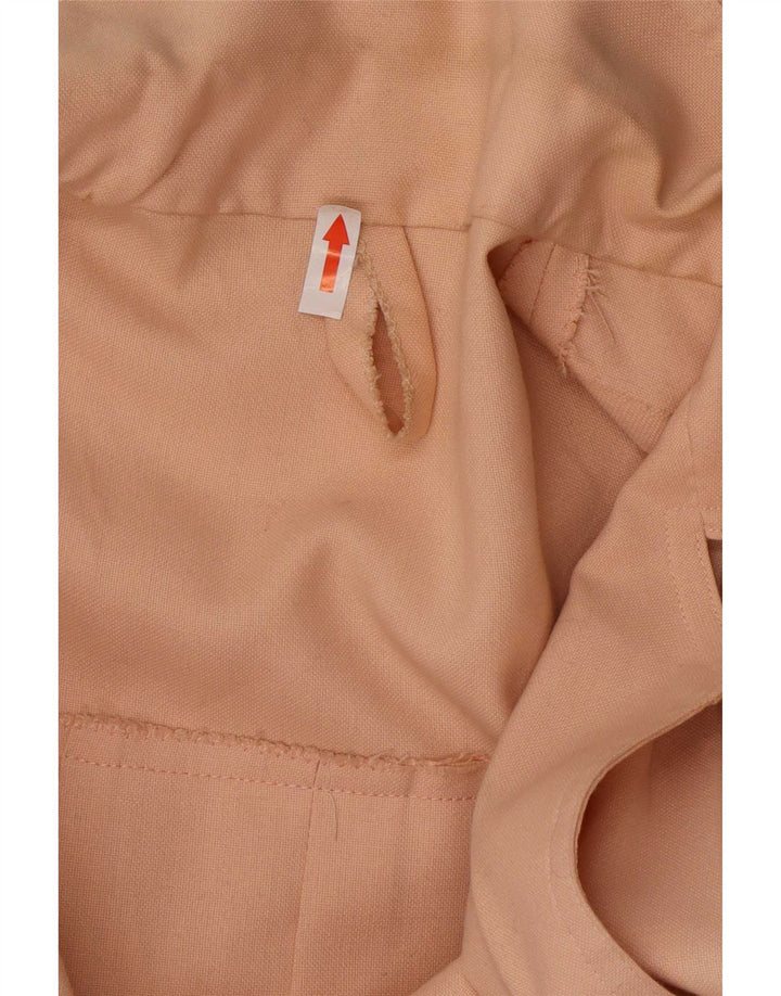 Soprabito aperto da donna vintage UK 16 grande rosa