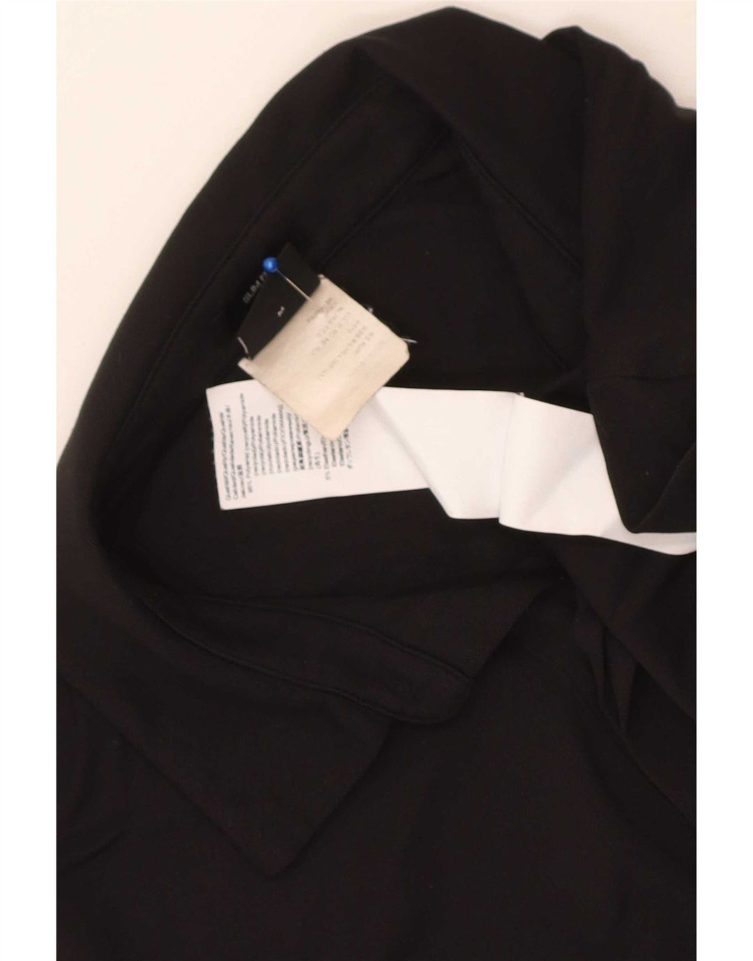 Polo Hugo Boss da uomo slim fit media nera in poliammide