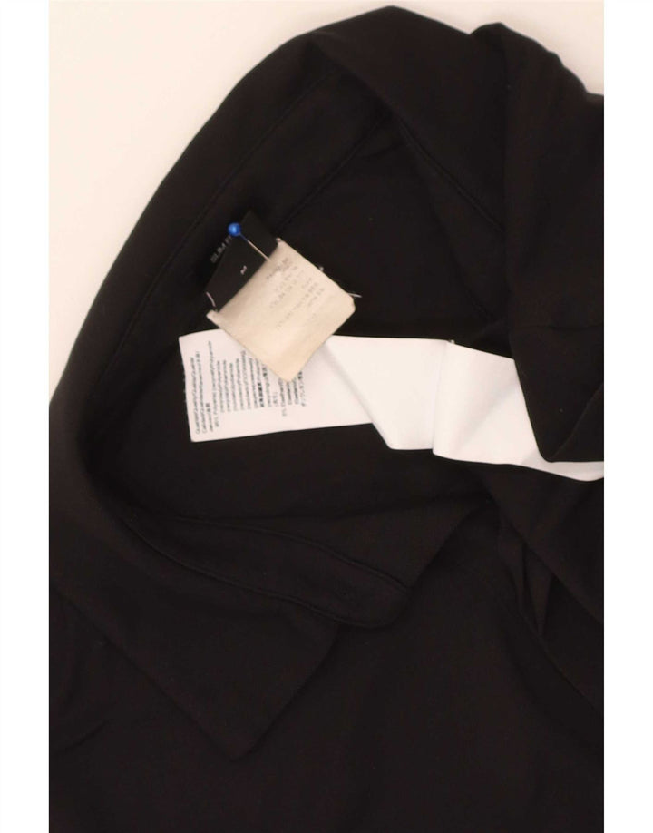 Polo Hugo Boss da uomo slim fit media nera in poliammide