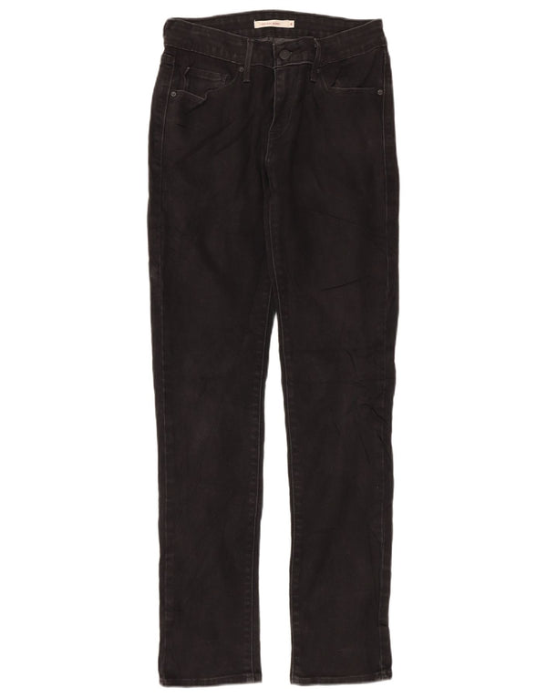 Jeans skinny Levi's da donna a vita media US 4 Small W26 L32 Neri