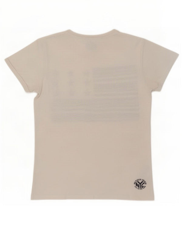 T-shirt grafica da uomo Tommy Hilfiger Top grande in cotone bianco