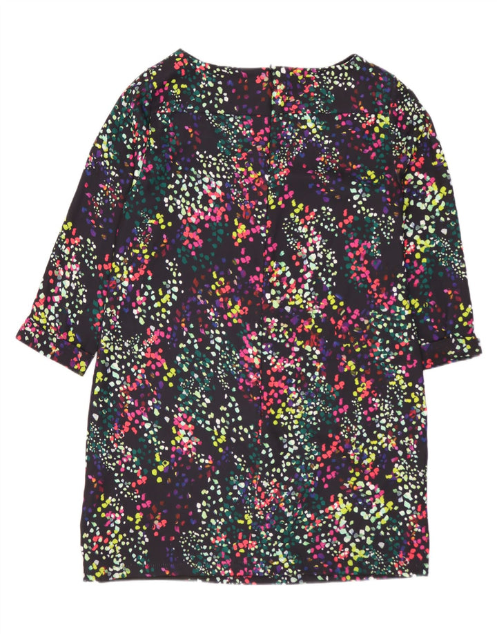 Abito a trapezio da donna con maniche a 3/4 COAST UK 10 piccolo multicolore maculato