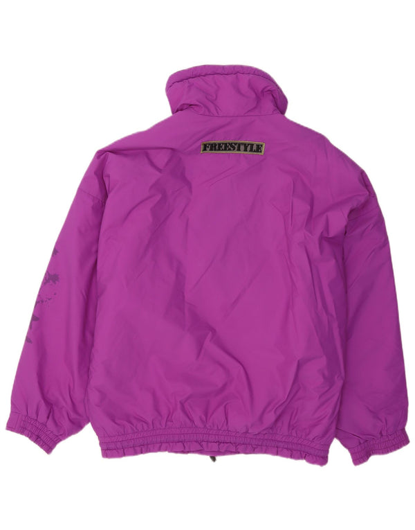 Giacca anorak da uomo con vestibilità ampia e grafica Elho UK 34 XS viola poliammide