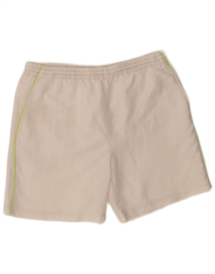 Pantaloncini sportivi da uomo Fila in poliestere bianco medio