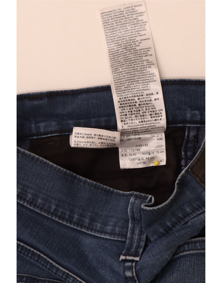 Jeans slim da uomo Levi's W30 L30 in cotone blu