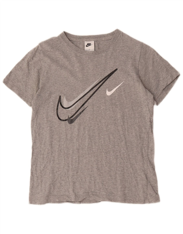 T-shirt grafica Nike per ragazzi, 12-13 anni, grande, grigia screziata