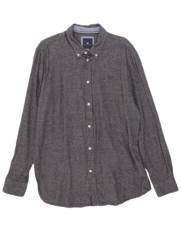 Crew Clothing Camicia da uomo 2XL Cotone grigio