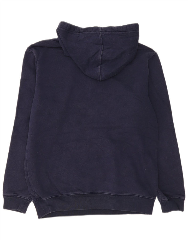Felpa con cappuccio grafica da uomo Gap Small in cotone blu navy