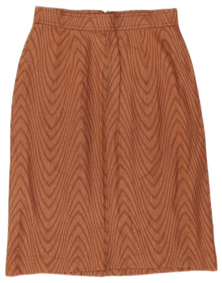 Gonna dritta da donna di Portobello piccola W26 marrone Chevron