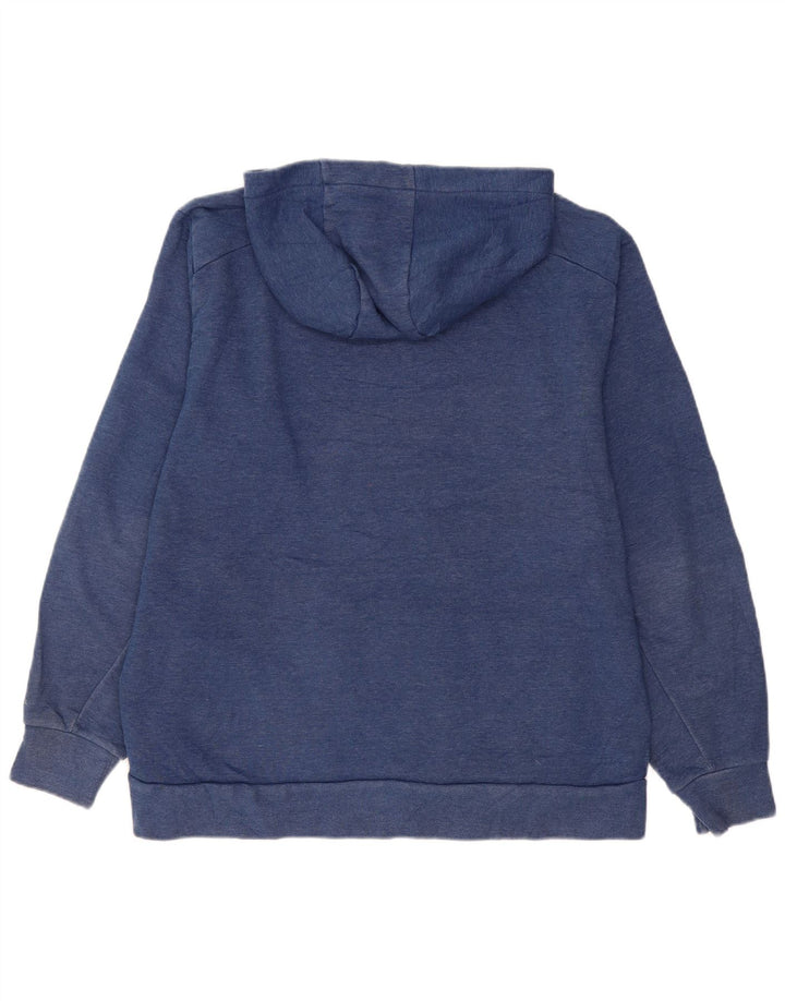 RUSSELL ATHLETIC Felpa con cappuccio da uomo XL in cotone blu navy