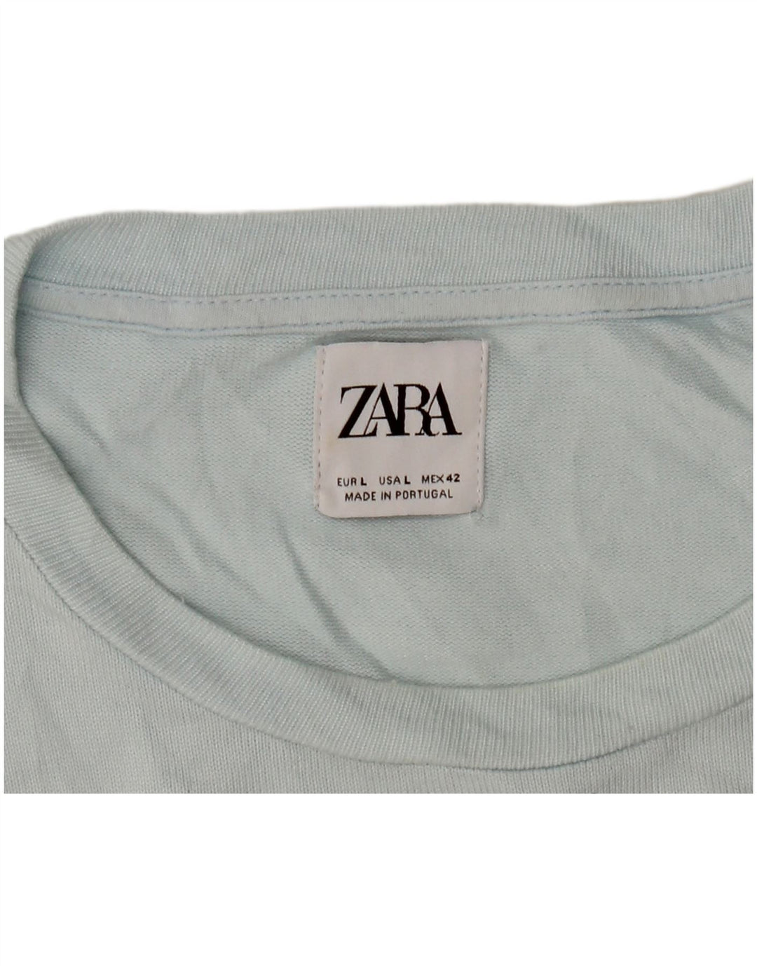 T-shirt Zara da uomo grande grande blu