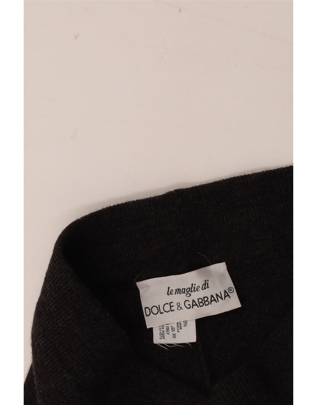 Leggings Donna Dolce & Gabbana IT 42 Lana Grigio Medio