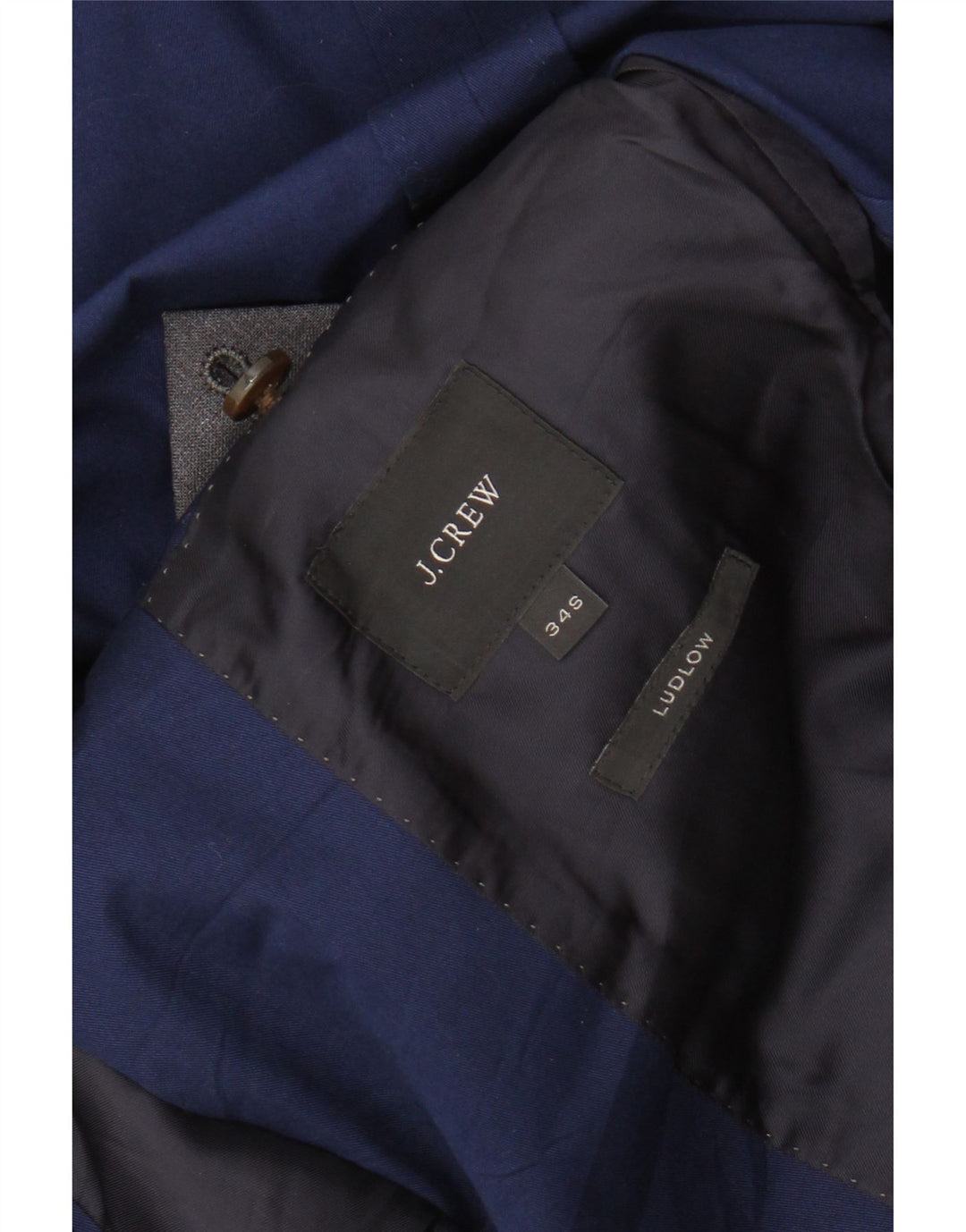 J. Crew Giacca da uomo Ludlow slim fit a 2 bottoni UK 34 XS Blu