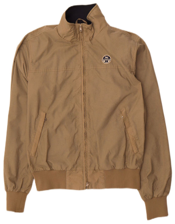 Giubbotto bomber da uomo North Sails UK 40 Large Beige Nylon