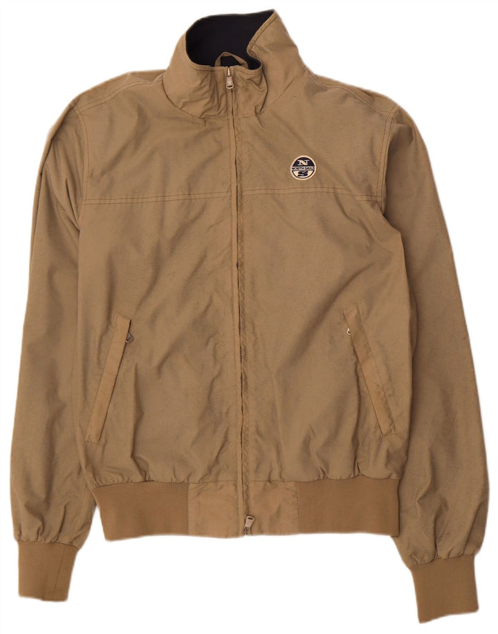 Giubbotto bomber da uomo North Sails UK 40 Large Beige Nylon