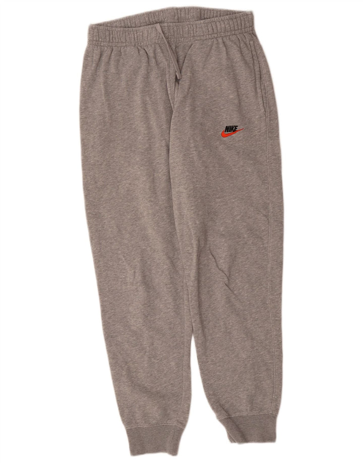 Pantaloni da tuta da uomo Nike Joggers in cotone chiazzato grigio medio