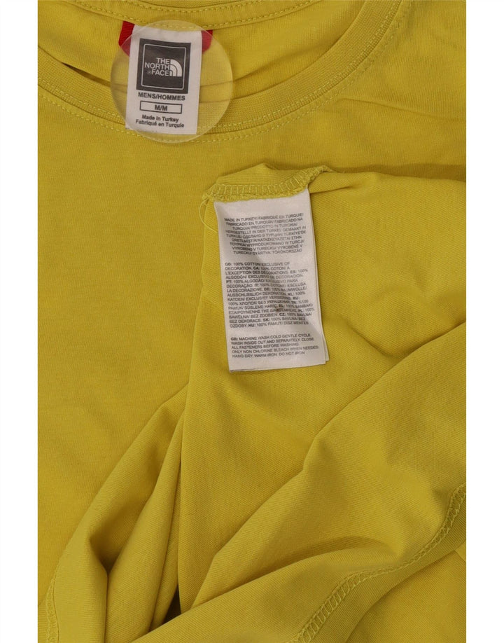 T-shirt grafica da uomo The North Face Top in cotone giallo medio