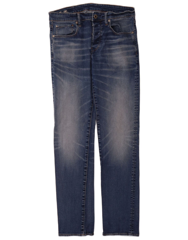 Jeans slim da uomo G-Star 3301 W33 L34 Blu