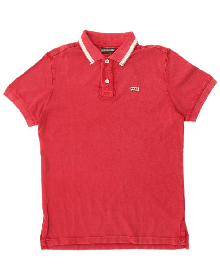 Polo geografica da uomo Napapijri piccola marrone