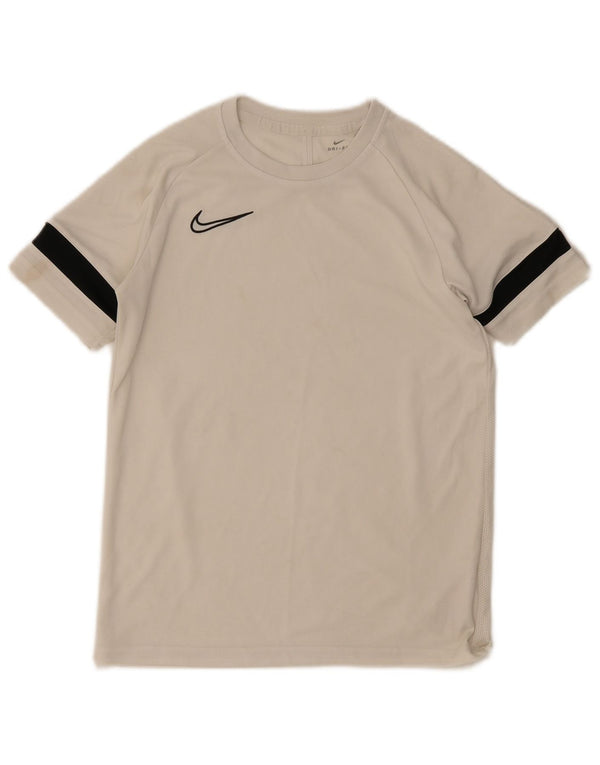 T-shirt da ragazzo Nike Top 12-13 anni grande bianca in poliestere