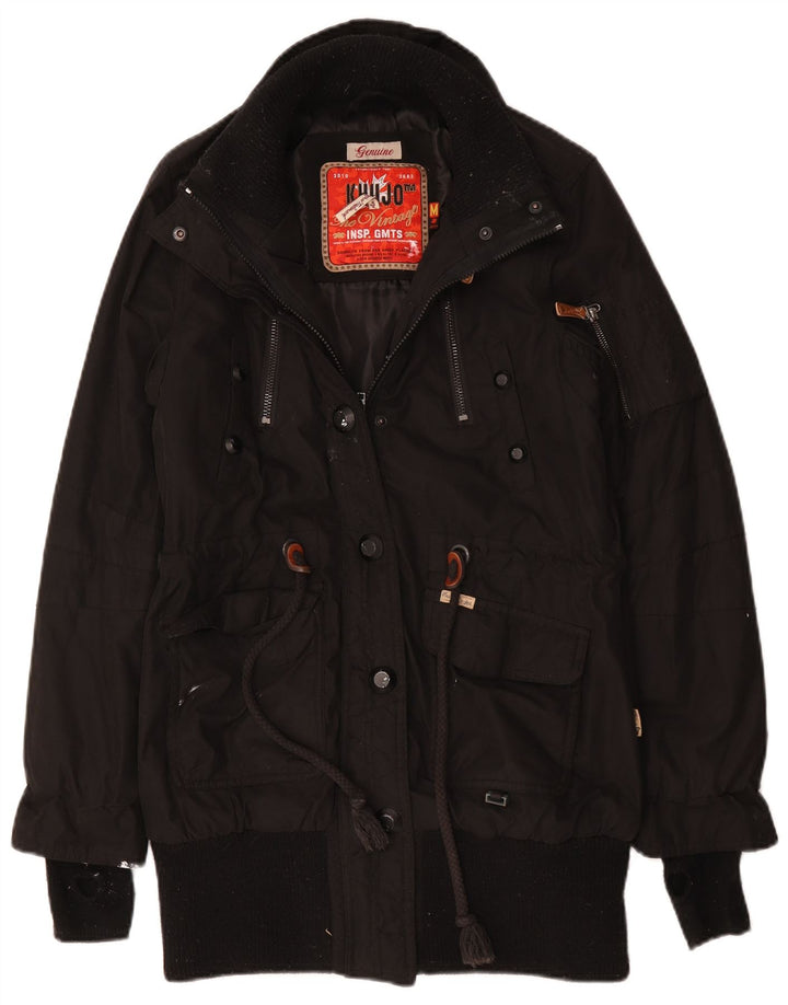 Giacca parka da donna KHUJO UK 14 poliestere nero medio