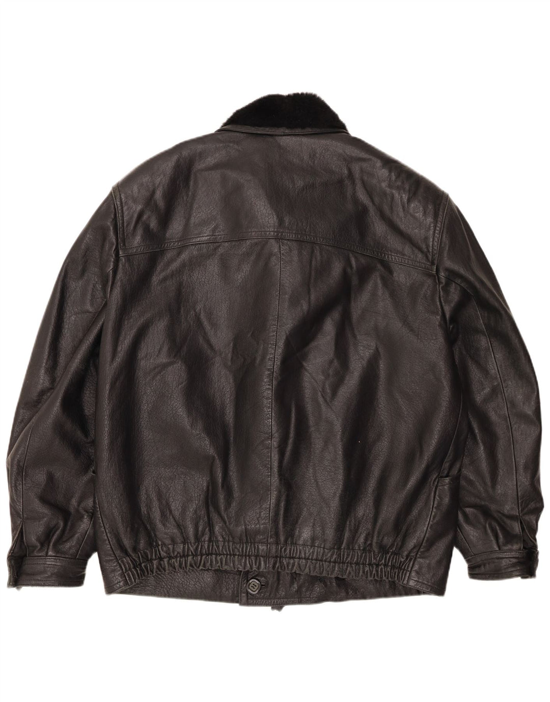 Giacca in pelle da uomo Fibok IT 54 2XL Pelle nera