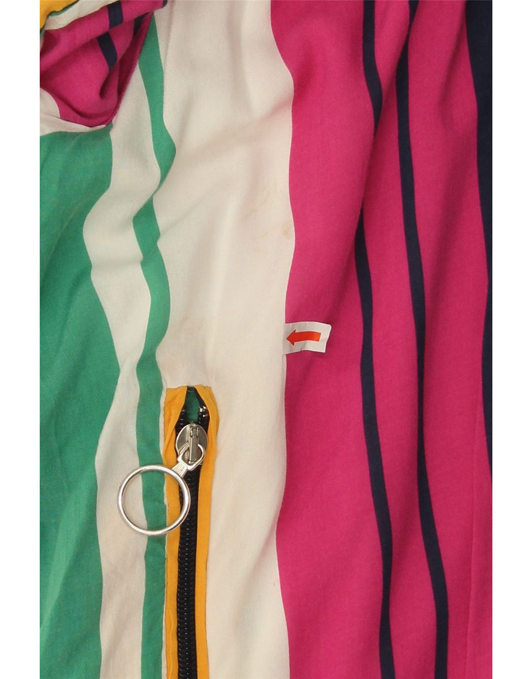 Giubbotto bomber da uomo Zara UK 42 XL a righe multicolore